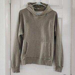 ​Everlane Organic Cotton The Track Hoodie - Men's Size Medium - Olive/Sage Green